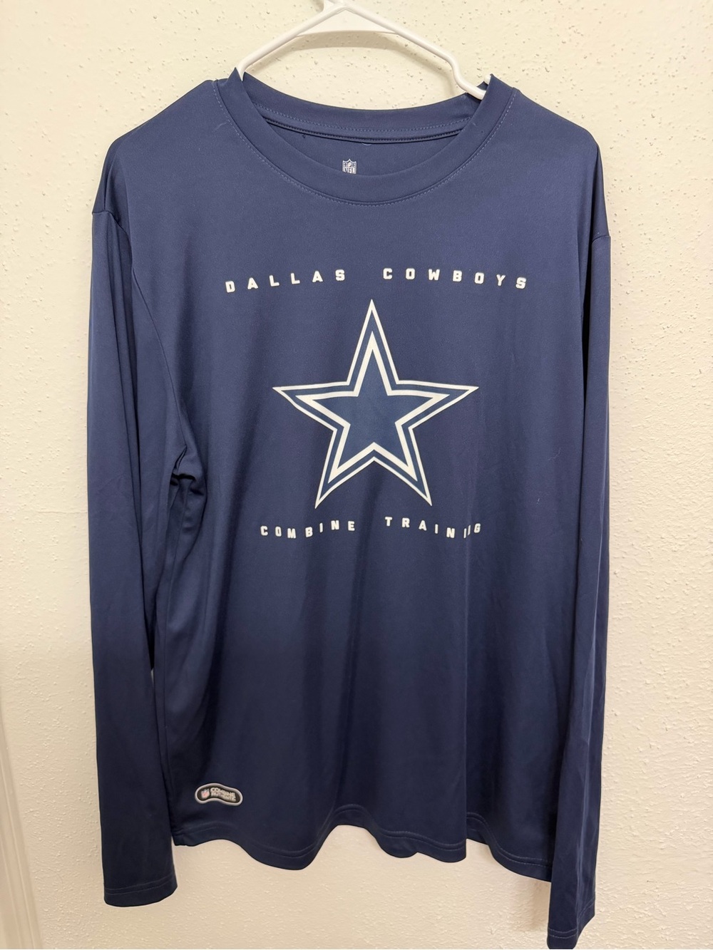 NFL Navy Combine Authentic Long Sleeve Shirt